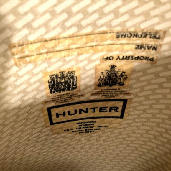 Hunter Original Women's Tall Rain Boots - Black - Picture 7 of 9